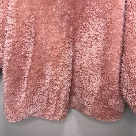 Ricki’s Pink Teddy Comfy Cozy Sweater Size Small Medium Loungewear Lounging - Picture 7 of 9